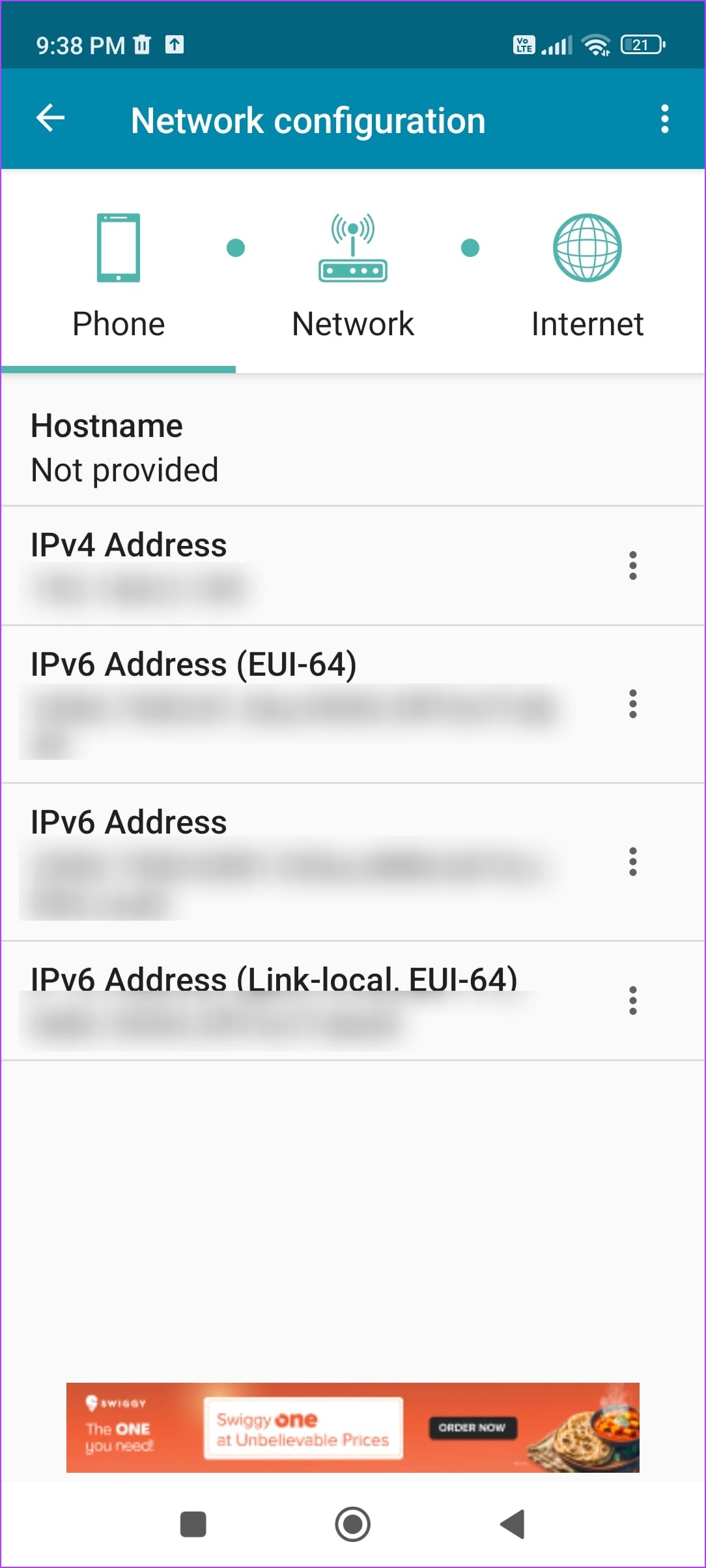 PingTools qoʻshimcha sozlamalari