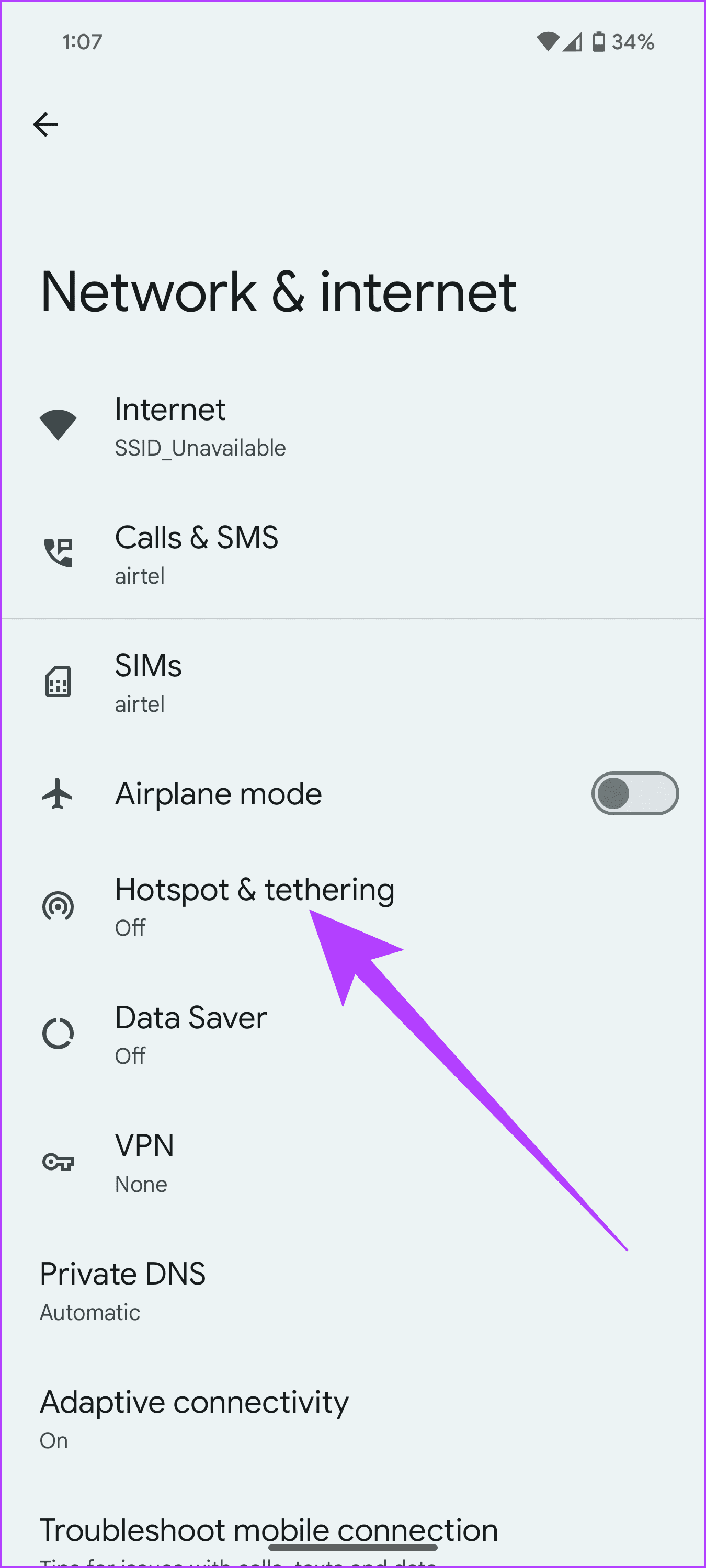 Hotspot va modem bo