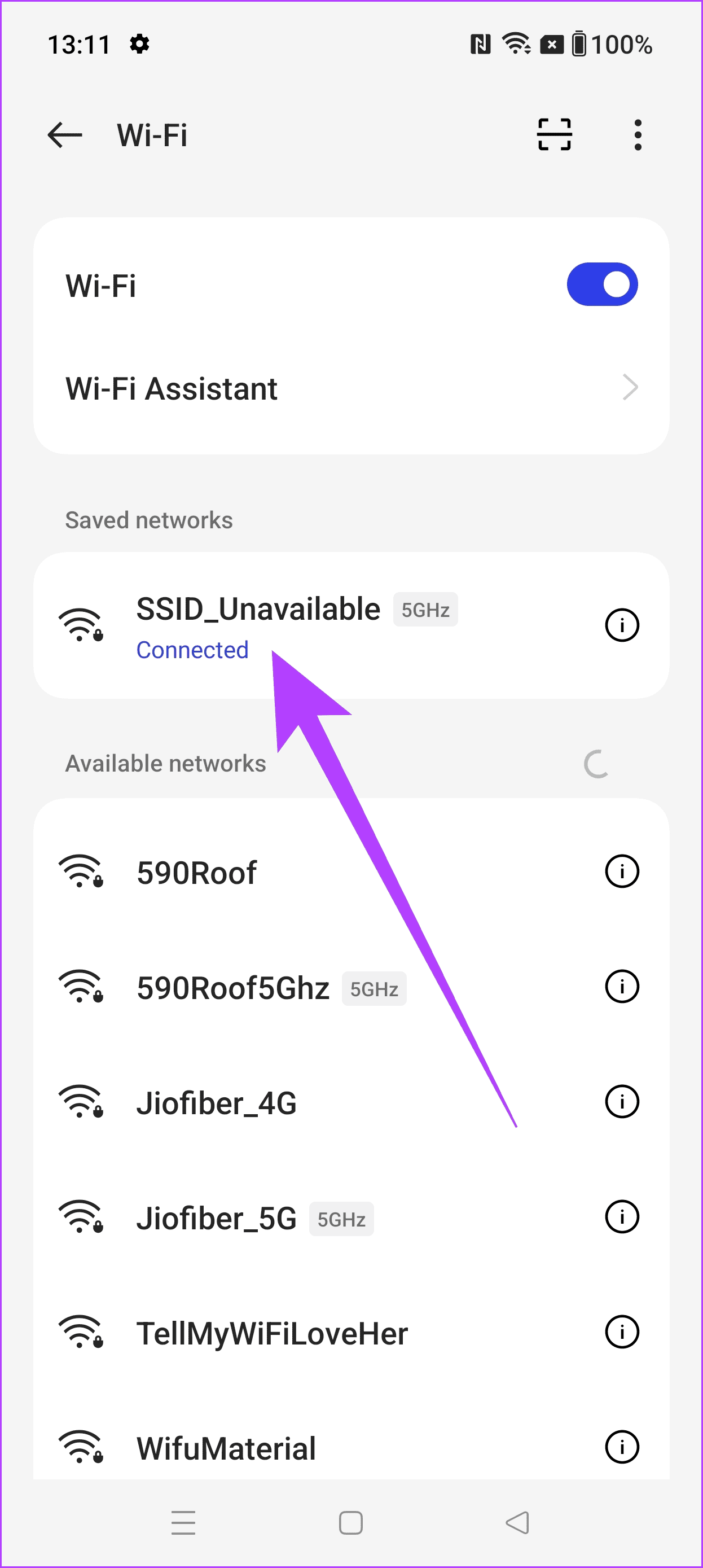 Wi-Fi tarmog