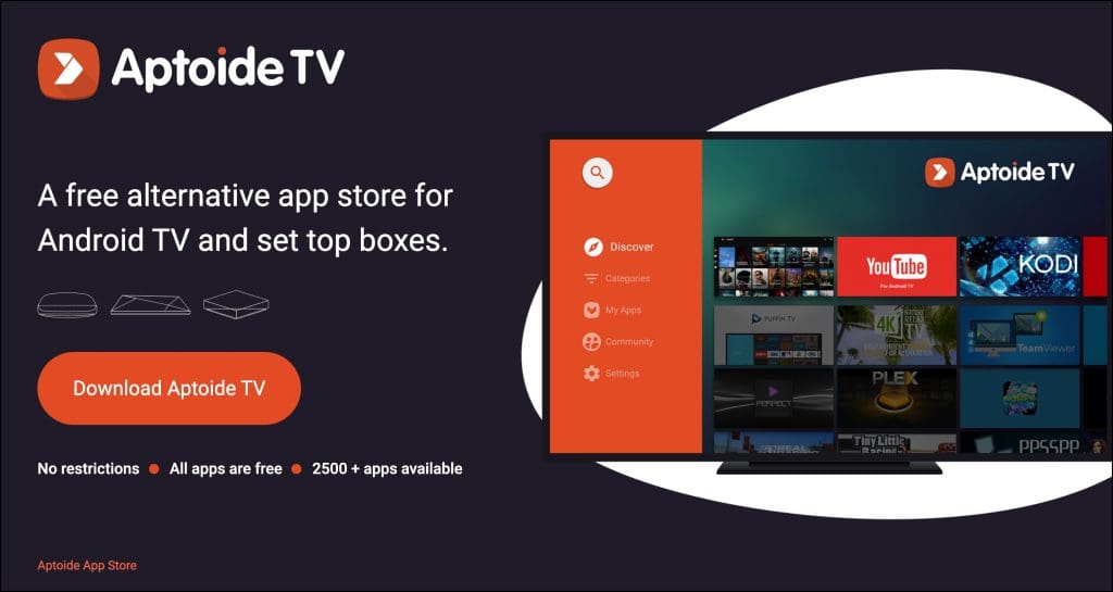 Aptoide TV ilovasi