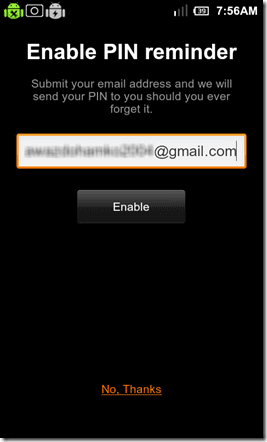 E-mail kiritish