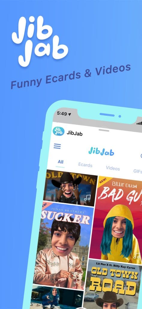 JibJab iMessage ilovasi