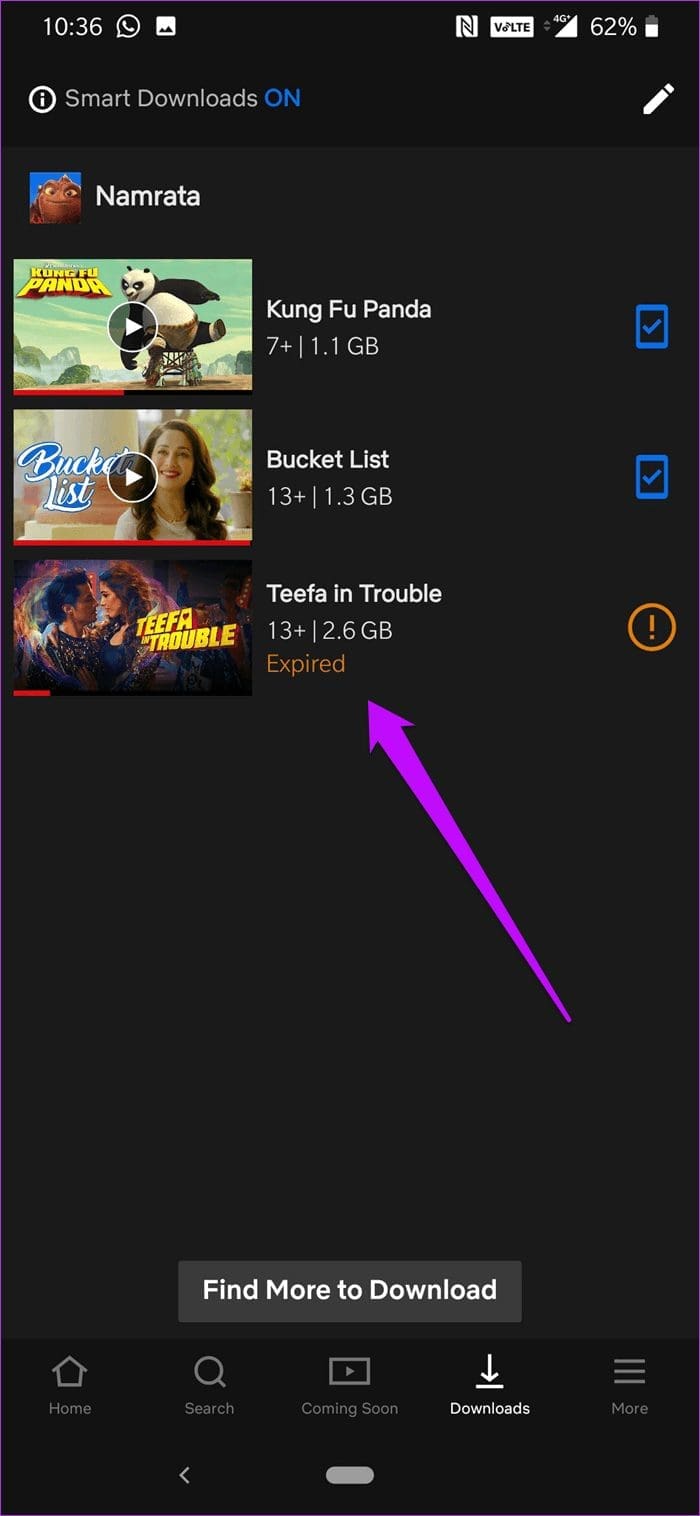 Netflix expired download iOS
