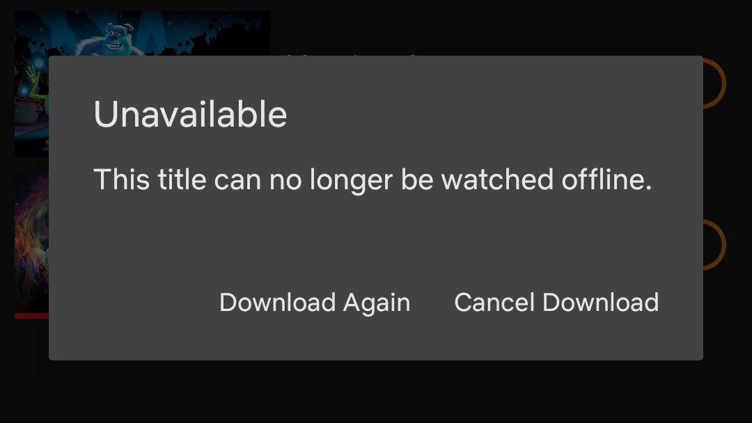 Netflix unavailable download